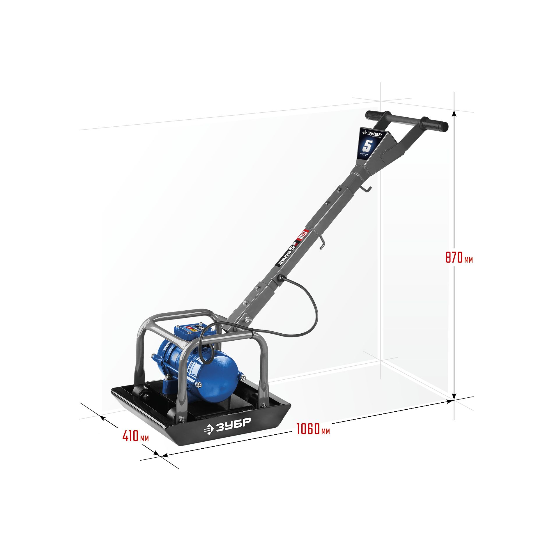 Виброплита электрическая ЗВПЭ-5 Г