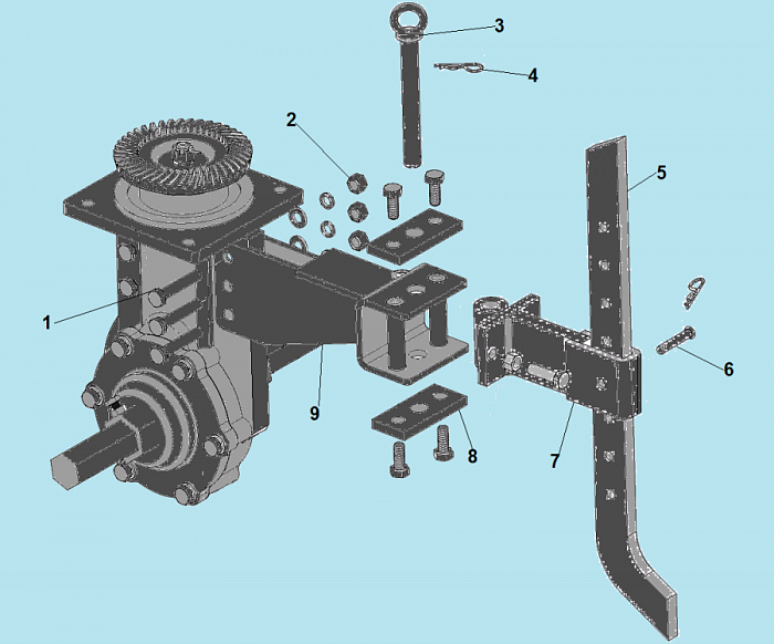 5 ШПОРА DC1193E МОТОБЛОК CHAMPION