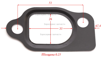 Прокладка карбюратора  БЭС 12000 Е