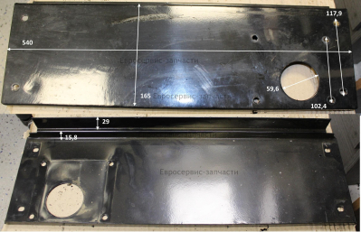 Пластина впускная горизонтальная