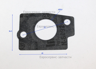 Прокладка карбюратора, paper3,  БИГ2600Р