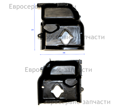 Кожух крыльчатки внешний (левый)