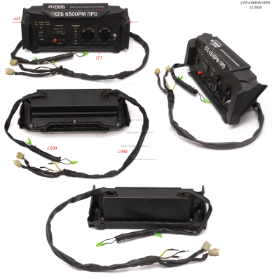 Панель управления в сборе