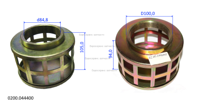 фильтр водозаборника грязевой, МБ 800Д80Г,item 19