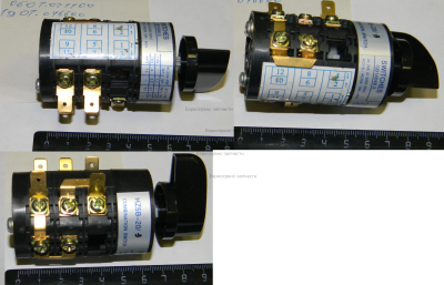 Переключатель режимов (6-пол.) Гц 5B-20/3.690V/21A 00.1319