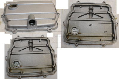 Крышка картера задняя