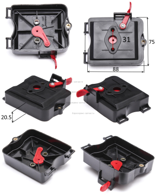 Основание фильтра с рычагом воздушной заслонки HY-E52059