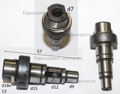 Вал диска пильного. 9,21E+67. ПТ 1221