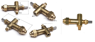 Клапан кнопочный газовый безопасности ST-406A(2014) стелка к резьбе: ТП10ГБ.ТП15ГБ.ТП20ГБ.