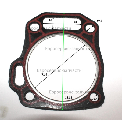 Прокладка головки цилиндра. XQ170F-020002. КБ 503.506КМ