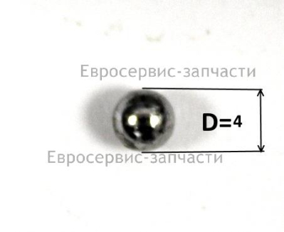 Шарик стальной, 4 мм   LD106-04   Д400РЭ