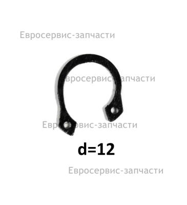 Кольцо стопорное для вала D12, H1. Д 400РЭ